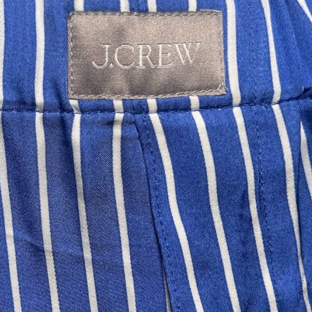 J. Crew Blue and White Striped Pajama Shorts - Picture 2 of 7